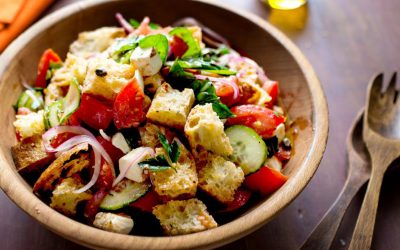Salada de pão italiano